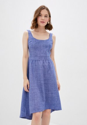 Платье Maurini. Цвет: синий