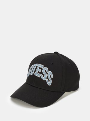 Бейсболки GUESS. Цвет: черный