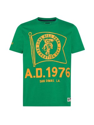Винтажная спортивная футболка , зеленый Superdry. Цвет: зеленый