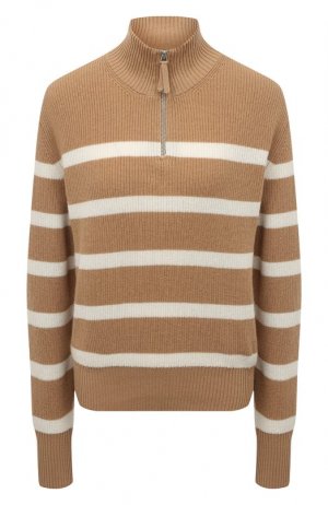 Пуловер из хлопка и кашемира FTC. Цвет: бежевый