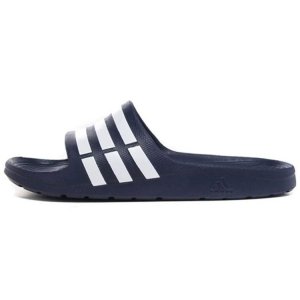 Мужские сандалии adidas Duramo Slides сине-белые New-Navy G15892