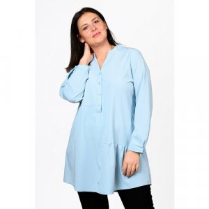 Блуза , размер 54, голубой SVESTA. Цвет: голубой