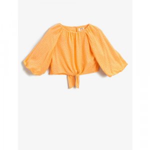Блуза , размер 3-4 года, оранжевый KOTON. Цвет: оранжевый