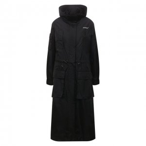 Дождевик Off-White. Цвет: чёрный