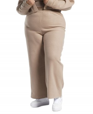 Классические широкие брюки больших размеров из обратного флиса Reebok