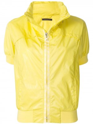 Куртка с воротником-стойкой и короткими рукавами pre-owned Louis Vuitton. Цвет: желтый
