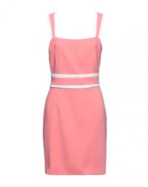 Короткое платье ATOS LOMBARDINI. Цвет: лососево-розовый