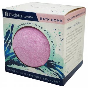 Indulgent Wild Rose Bath Bomb 2 x 60g Hydrea London