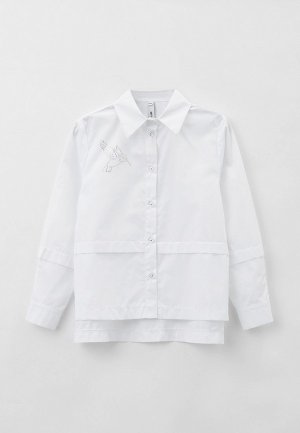 Рубашка Nota Bene. Цвет: белый
