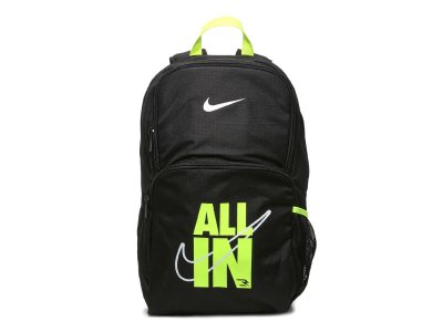 Фирменный рюкзак Ran 3 , черный/неоново-зеленый Nike