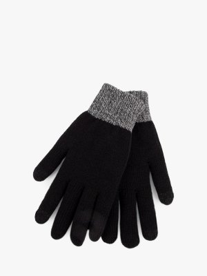 Термальные эластичные трикотажные перчатки Smarttouch totes, черный Totes