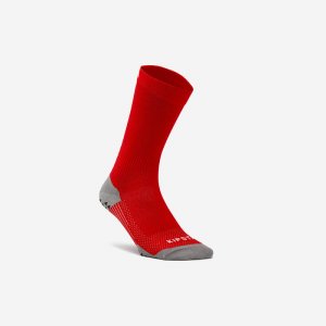 Нескользящие футбольные носки половинной высоты женские/мужские — Viralto II Mid red KIPSTA, цвет rot Kipsta