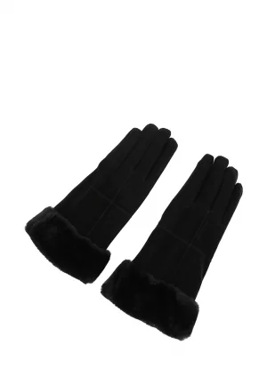 Перчатки женские A42786 черные, р. M Daniele Patrici. Цвет: черный