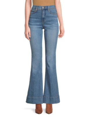 Расклешенные джинсы Sheridan , цвет Lakeshore Blue Veronica Beard