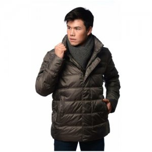 Зимняя куртка мужская CLASNA 004 размер 54, серый