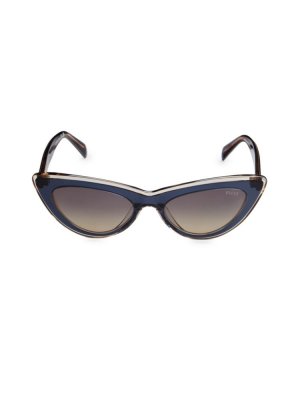 Солнцезащитные очки «кошачий глаз» 53MM , цвет Smoke Grey Emilio Pucci