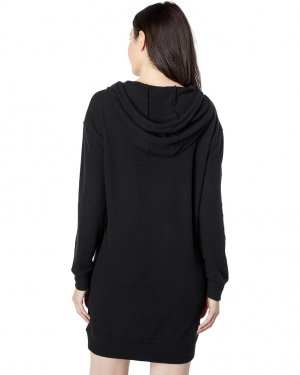 Платье Sustainable Bliss Knit Long Sleeve Hooded Dress, реальный черный Chaser