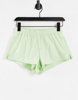 Зеленые шорты 2-в-1 Sports-Зеленый цвет Calvin Klein