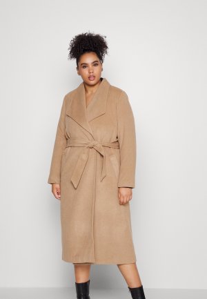 Пальто  Femme Curve, коричневый Selected