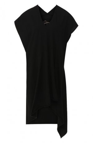Хлопковое платье Roque. Цвет: черный