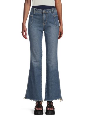 Расклешенные джинсы Izzy со средней посадкой , цвет In West Free People