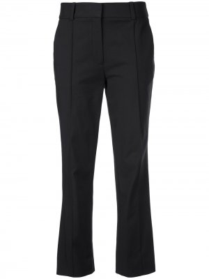 Укороченные брюки кроя слим DVF Diane von Furstenberg. Цвет: черный