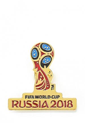 Значок 2018 FIFA World Cup Russia™. Цвет: золотой