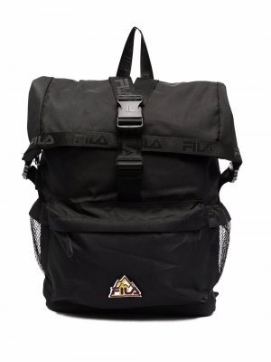 Рюкзак с нашивкой-логотипом Fila. Цвет: черный