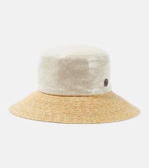 Новая шляпа-клош kendall с пайетками , мультиколор Maison Michel