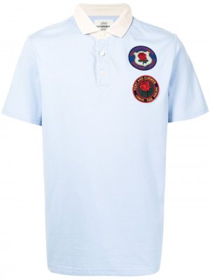 Рубашка поло с нашивкой-логотипом Kent & Curwen. Цвет: синий