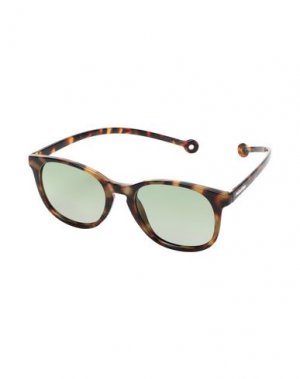 Солнечные очки PARAFINA. Цвет: темно-коричневый