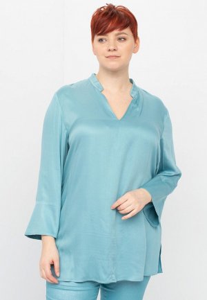Блуза Samoon by Gerry Weber. Цвет: голубой