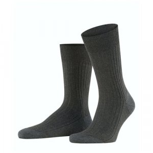 Носки , размер 39-40, серый Falke. Цвет: черный