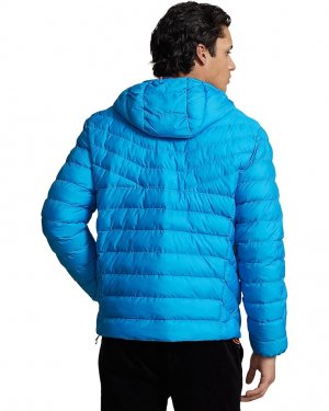 Куртка Packable Water-Repellent Jacket, цвет Blaze Ocean Polo Ralph Lauren