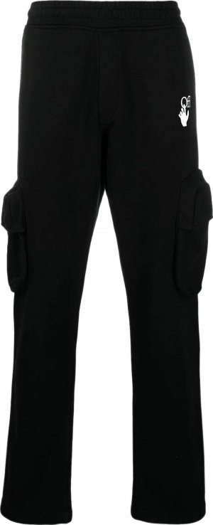 Спортивные брюки Marker Cargo Sweatpant 'Black/Fuchsia', черный Off-White