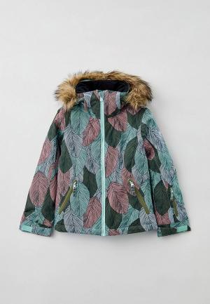 Куртка горнолыжная Roxy. Цвет: разноцветный