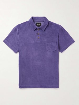 Рубашка поло из махровой ткани Mr Fantasy смесового хлопка HOWLIN', фиолетовый Howlin'