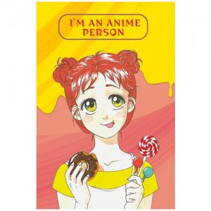 Обложка на паспорт Im An Anime Person ЭКСМО