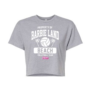 Детская футболка Barbie: Movie Barbie Land с волейбольным рисунком , серый Licensed Character
