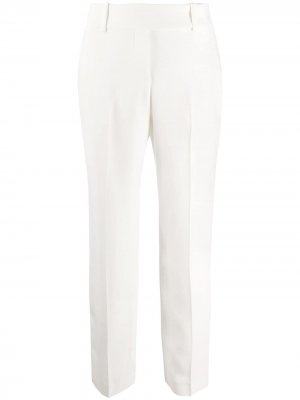 Укороченные брюки с завышенной талией Ermanno Scervino. Цвет: белый