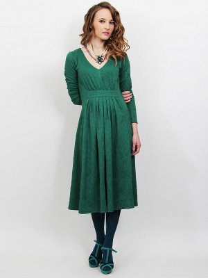 Платье Nastya Sergeeva by May Be. Цвет: зеленый