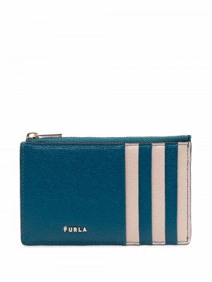 Logo zipped wallet Furla. Цвет: синий