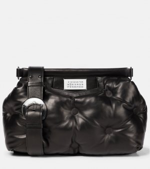 Кожаная сумка через плечо Glam Slam среднего размера , черный Maison Margiela