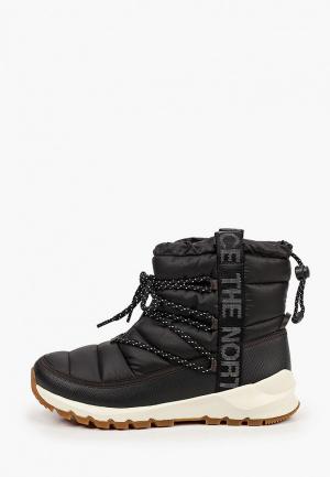Дутики The North Face W THERMOBALL LACE UP. Цвет: черный
