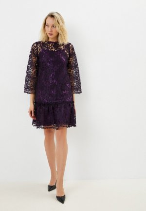 Платье и комбинация MadaM T. Цвет: фиолетовый