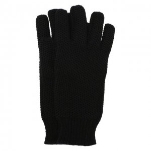 Кашемировые перчатки DLT Collection. Цвет: чёрный
