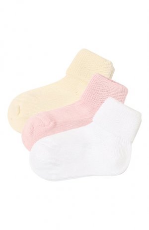 Комплект из трех пар носков Catya. Цвет: разноцветный