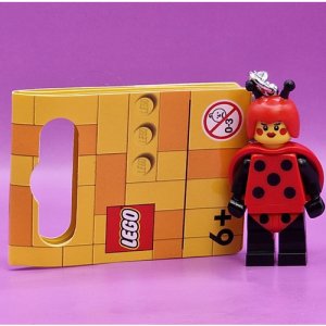 Брелок Lady Bug - Божья Коровка, красный LEGO. Цвет: красный