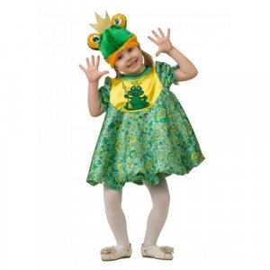 Костюм Царевна Лягушка, для девочки, 26 размер (5224-26) Jeanees. Цвет: зеленый