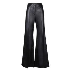 Брюки leatherette flared trousers, черный Blanca Vita